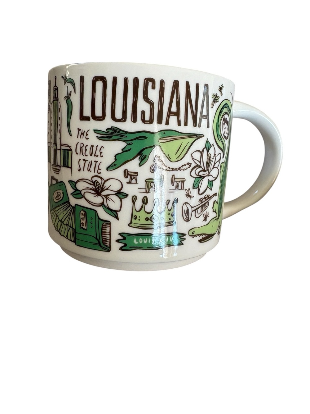 Starbucks 14 oz LOUISIANA Been There Series Across The Globe Mug- NWT